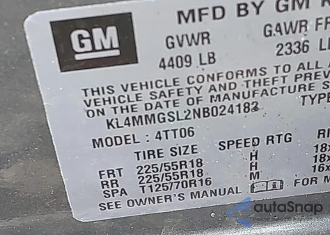 2022 Buick Encore Gx Awd Essence from USA, damaged, VIN KL4MMGSL2NB024182